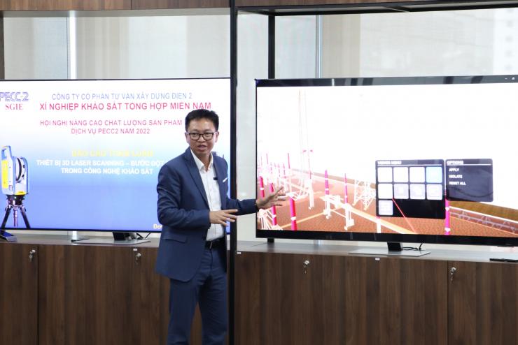 PECC2 TỔ CHỨC HỘI NGHỊ ÁP DỤNG CÔNG NGHỆ THỰC HIỆN SỐ HÓA CÔNG TRÌNH ĐIỆN TRÊN NỀN TẢNG BIM