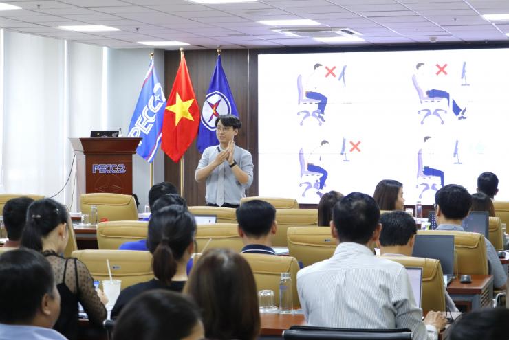 HUẤN LUYỆN NÂNG CAO NHẬN THỨC VỀ AN TOÀN VỆ SINH LAO ĐỘNG CHO NHÂN SỰ PECC2